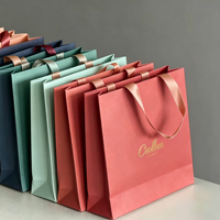 Sac à main en carton blanc de luxe léger, imprimé à l'écran, marque Idecor, service de personnalisation de logo gratuit, haute résistance, capacité de 6 à 9 kg