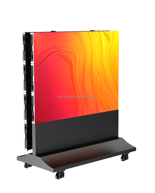 Chipstar Indoor Foldable LED Display 1.953mm Pixel Pitch 800cd Brightness Portable Advertising Poster Screen for Shopping Malls