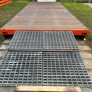 Placa de rejilla de acero al carbono de acero inoxidable galvanizado para exteriores de estilo moderno, acabado pintado duradero, materiales de construcción de Metal alto - Product Image 1