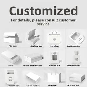 Caja de embalaje blanca para monedas, caja pequeña de cartón, caja blanca con tarjeta de color, caja en blanco, cartón ecológico - Product Image 5