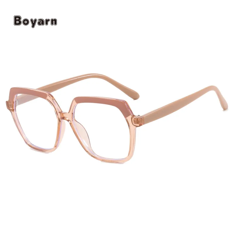 Boyarn Vrouwen Anti Blue Ray Licht Blokkerende Bril Optische Bril Frame Voor Computer Stralingsbescherming Lens Zonnebril