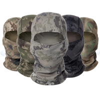 Polyester tissu femmes neige serré personnalisé tactique en plein air vélo cyclisme bouclier couverture masque complet chasse chapeau cagoule écharpe
