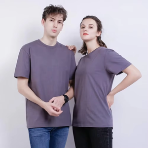 Tùy Chỉnh 100% Cotton Quá Khổ Mùa Hè Thoáng Khí T-Shirts Cho Phụ Nữ Ngắn Tay Áo Nhiều Màu Sắc Jersey Người Đàn Ông Của Phiên Bản Có Sẵn - Product Image 4