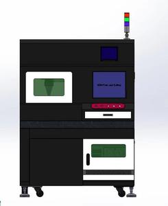 Máquina de corte a laser uv fpc de velocidade rápida automática, para linha de produção pcb com posicionamento automático ccd usado para pcba sub-board