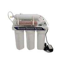 Filtre à eau domestique sous évier 50GPD 75GPD PH alcalin minéral UV RO machine