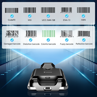 Eyoyo-Lector de código de barras portátil, escáner de imagen 1D, 2D, QR, 2D, Clip trasero, BT, funciona con teléfono