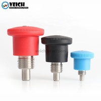 M8 M10 M12 M16 Plastic Knob Indexing Plungers Fasteners with Spring Locating Dowel for Positioning Packing Type