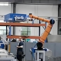 Robot de palettisation automatique industriel AUBO I20 à 6 axes, charge utile lourde de 20 kg, portée longue de 1650 mm, bras cobot, moteur PLC, précision de 0,05 mm