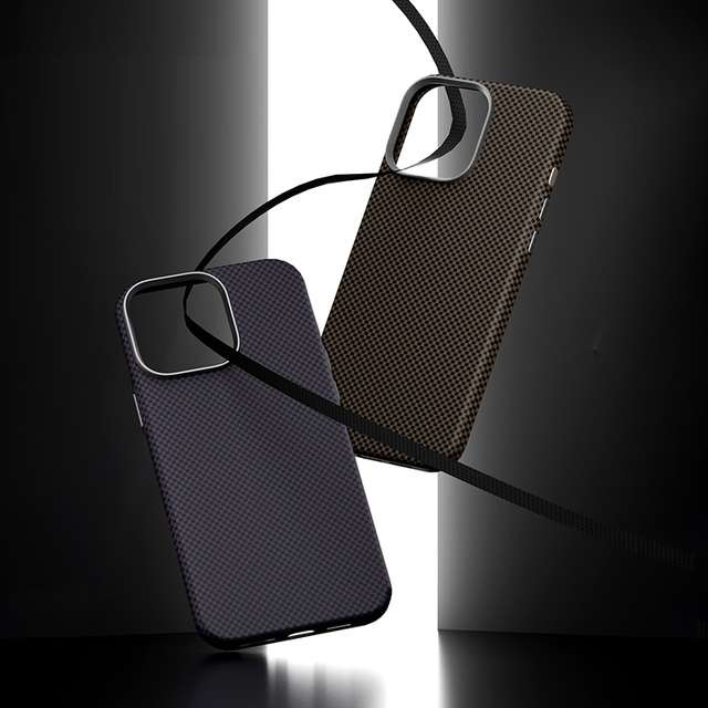 Business Style Skin-Friendly Magnetic Phone Case for iPhone 15 14 13 Pro Max 16 Pro 17 Air Carbon Fiber Design Phone Cover