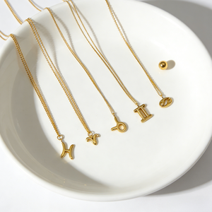 Collar con Colgante de Acero Inoxidable Chapado en Oro PVD de 18K con Diseño Personalizado de los 12 Horóscopos, Resistente al Deslustre, Joyería al por Mayor para Cumpleaños - Product Image 2