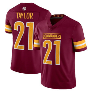 Broderie personnalisée en gros pour les Washington Commanders # 5 # Maillot de football 99 en maille poly, unisexe adulte, avec logo imprimé sur le devant, en stock - Product Image 5