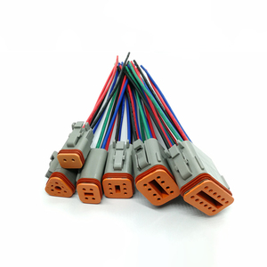 Gris <span class=keywords><strong>6</strong></span> Pin/Way Deutsch DT Series 04/06 Kit de conector automático Macho Hembra DT Conjunto de enchufe - Product Image 4