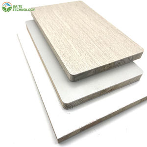 Armario de madera maciza de tamaño completo, ecológico, sin pintar, grado E0, resistente al agua y a la humedad, con divisores en capas. - Product Image 6