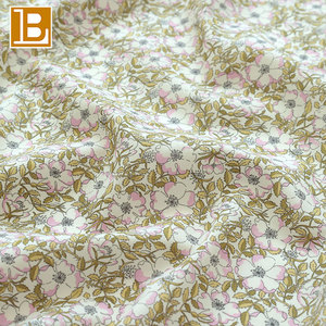 Tela de Popelina 100% Algodón con Estampado de <span class=keywords><strong>Flores</strong></span> de Amapola de los Años 80, Marca BILU May <span class=keywords><strong>Morris</strong></span>, Tela Personalizada para Ropa - Product Image 3