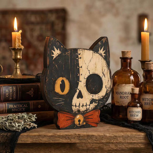 Décoration de plateau à plusieurs niveaux pour Halloween, personnages de dessins animés, ornements de table mignons et effrayants, cadeau de fête d'Halloween pour les amateurs de décoration intérieure - Product Image 2