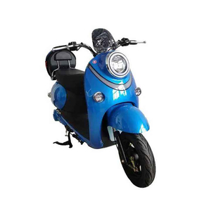 Scooter électrique rétro blanc, moto électrique, scooter à essence, cyclomoteur pour adultes avec phare rond - Product Image 4
