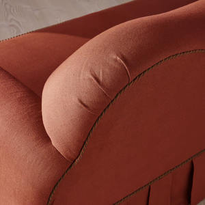 Sofá de Tres Plazas de Estilo Nórdico Minimalista, Tamaño Personalizable, Sofá de Tela de Lino para Sala de Estar, Apto para Apartamentos y Hoteles - Product Image 5