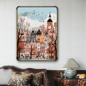Экологичный набор для рисования по номерам Huijie: холст 40x50 см, пейзаж, раскраска по номерам, сделай сам - Product Image 4