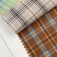 Robe à carreaux pour femmes et enfants, décontractée, légère, en coton teinté en fil, rayée, à carreaux, tissu de chemise