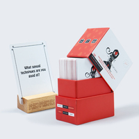 Jeu de cartes interactif et conversationnel pour couples, personnalisé, imprimé sur mesure, jeu de société érotique, jeu de table pour adultes