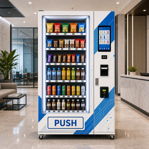 Distributore Automatico Refrigerato di Bevande in Acciaio Inossidabile con Touch Screen, Pagamento Multi-Valuta, per Uso Commerciale, Basato su Cloud - Product Image 1