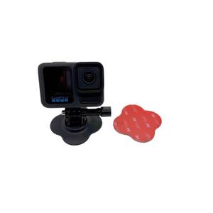 Accessoire de caméra d'action GOPRO de haute qualité pour DJI Insta360, support de casque adhésif incurvé avec silicone et plastique flexibles - Product Image 3