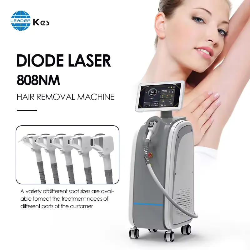 KES 2024 New arrivals tẩy lông 755nm + 808nm Diode máy laser Ice Titanium 808nm Diode Laser trẻ hóa da cho salon