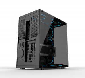 Estuche para juegos MATX de vidrio templado completo, estuches para computadora, Gabinete Gamer, estuche para PC, juegos para computadora - Product Image 6