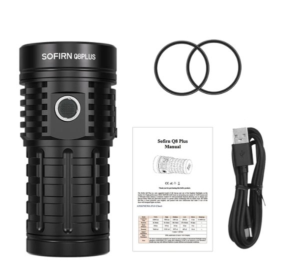 Sofirn 16000lm Q8 Plus - Ultimate Outdoor LED Flashlight