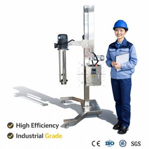High Shearing Industrial Stainless Steel Hydraulic Electric Rise and Fall Emulsifier Homogeneous Churn Butter Churn - Product Image 4