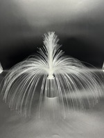 Lumière d'ambiance LED à fibre optique à dégradé multicolore, pour fontaine, décoration intérieure, veilleuse, fournie directement par l'usine