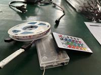 Batterie alimentée télécommande rgb led lumière IP20 IP65 5v 5050rgb led bandes tv rétro-éclairage led lumières pour TV fond decora