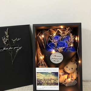 Luxury soap Flower bear bouquet with 7 flower roses Cute Bear Anniversary Wedding <b>Gift</b> <b>Box</b> Valentine's Day - Product Image 2