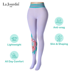 <span class=keywords><strong>Collant</strong></span> <span class=keywords><strong>Donna</strong></span> Sexy Estivi Freschi Artistici in Maglia Jacquard Traspiranti Sottili Opachi in Nylon Spandex 40D <span class=keywords><strong>a</strong></span> <span class=keywords><strong>Righe</strong></span> Verticali - Product Image 3