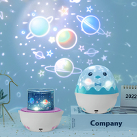 Projecteur de ciel étoilé en plastique, douze chansons, télécommande, lumière de nuit rotative rechargeable, décoration de chambre d'enfant, lampe d'ambiance