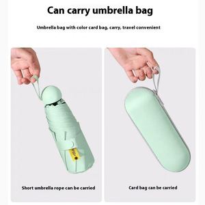 Promotional Wholesale 8-Bone Ultra-<b>Light</b> 50% Capsule Umbrella Women's Modern Silk Sunscreen <b>Parasol</b> - Product Image 5
