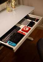 120x60cm bureau debout moderne ergonomique réglable 3 hauteurs mémoire blanc dessus et cadre assemblage facile bureaux de conception durable
