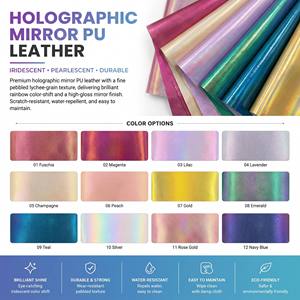 Étui en cuir PU effet miroir holographique pour <span class=keywords><strong>Kobo</strong></span> <span class=keywords><strong>Libra</strong></span> Colour/ Clara Colour / BW Slim, couverture à changement de couleur, impression personnalisée, fabrication OEM - Product Image 6