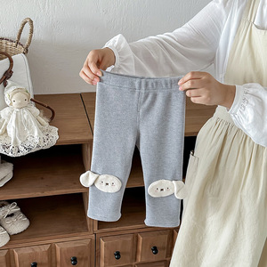 <span class=keywords><strong>Leggings</strong></span> invernali in pile per <span class=keywords><strong>bambina</strong></span>, pantaloni in cotone spessi e caldi, decorazioni carine con cartoni animati 3D, morbidi e comodi per l'uso quotidiano - Product Image 3