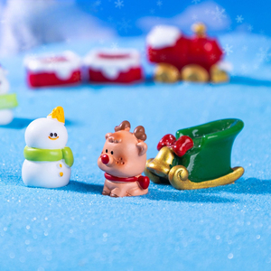 Nouveau Noël Ornement Bonhomme De Neige DIY Ornement Boule De Cristal Accessoires Suspendus Micro Paysage Ornement - Product Image 3