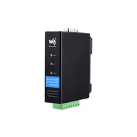 Server seri Rail-Mount, RS232/485/422 ke RJ45 modul Ethernet, TCP/IP ke Serial, fungsi POE opsional