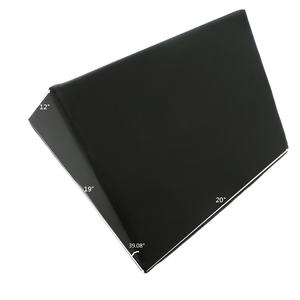 Oreiller de tête de lit sans boutons, coussins à grand repos, <span class=keywords><strong>traversin</strong></span> de lit <span class=keywords><strong>triangulaire</strong></span> avec housse amovible - Product Image 1