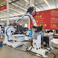 Robot de soudage de haute précision pour la fabrication de bases de tours de transmission d'énergie, personnalisé avec positionneur