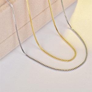 Collier ras du cou unisexe tendance en acier inoxydable 316L plaqué or 14K <span class=keywords><strong>PVD</strong></span>, chaîne maille forçat de 2 mm de large, finition argentée - Product Image 6