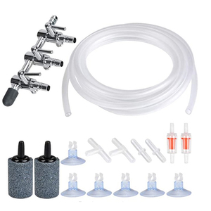 Mounts Zee 3/16-Inch Professionele Standaard Siliconen <span class=keywords><strong>Airline</strong></span> <span class=keywords><strong>Tubing</strong></span> Voor <span class=keywords><strong>Aquarium</strong></span> Luchtpomp Accessoires Met Terugslagkleppen - Product Image 2