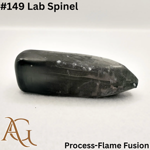 Spinelle verte de culture, brut en forme de boule, fusion par flamme synthétique, qualité de facettage, matière première pour la lapidaire, certifiée - Product Image 5