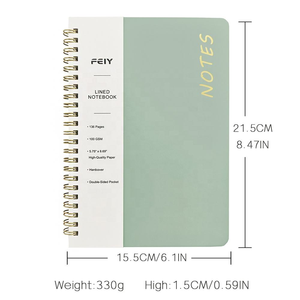 Taccuino a <span class=keywords><strong>spirale</strong></span> con fascia elastica foglio di scuola di 150 a 300 pagine <span class=keywords><strong>A4</strong></span> A5 soggetto taccuino con fascia elastica - Product Image 3