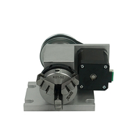 Mandrin rotatif à 3 mâchoires de 50 mm, 4ème axe, contre-pointe pour routeur CNC, graveur, fraiseuse, kit 4 axes