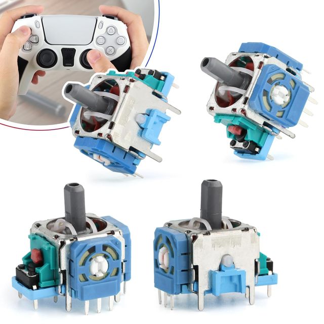 Original Alps Joystick10K 2K3 Ohm Potentiometer for Ps4 Ps5 Controller Replacement Repair Parts 3D Analog Stick Drift Fix Kit