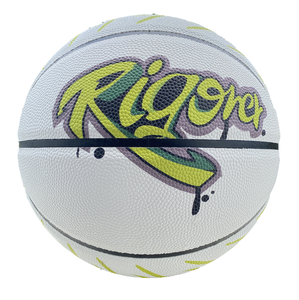 Ballon de basketball en cuir PU taille 4 avec logo personnalisé imprimé, enveloppe en nylon et chambre à air en butyl pour l'entraînement scolaire et les activités de plein air - Product Image 1